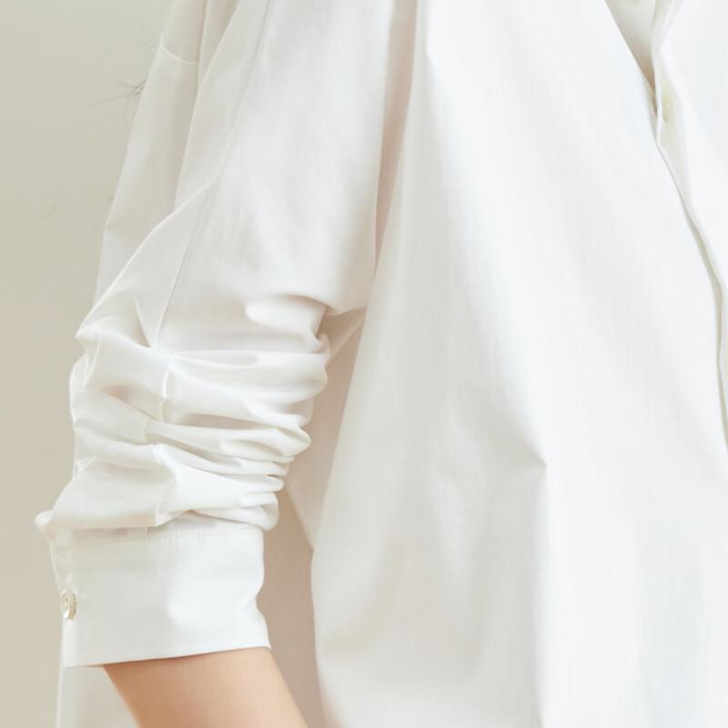 CARBAMMI Women's Elegant Loose Fit Long Sleeve Spring Blouse
