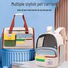 Large Capacity Breathable Pet Backpack & Shoulder Bag - Comfortable, Scratch-Resistant, Portable Outdoor Pet Carrier