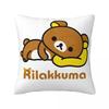 Rilakkuma Sakura Pillow Case Cushion Covers Fashion Zipper Decor Pillowcase for Home