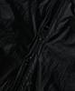 Ironyporno Whiteline 86-Iro340 Essential Balloon Glossy Collar Short Padded Jacket Black