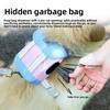 New Dog Chest and Back Straps, Small and Medium-sized Pet Leashes, Portable Pet Backpacks, Teddy Small Backpacks
