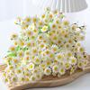 Artificial Flowers 30 Heads Silk Cloth Chamomile Stems Pastoral Style Fake Flowers Wall Wedding Decor Photo Props