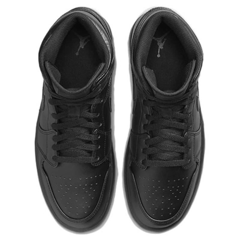 Jordan 1 Mid Triple Black Jordan 554724-093