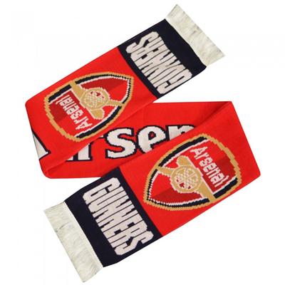 Arsenal FC Gunners Knitted Jacquard Scarf