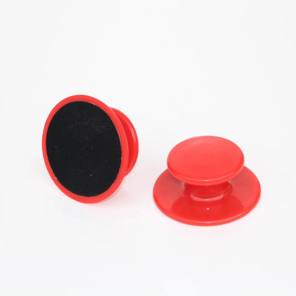1/5PCS Car Wax Applicator Pads Set with Red Handle Soft Sponge Applicators Foam Wax Pad for Polishing and Cleaning Cars