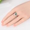 Adjustable Rings 925 Sterling Silver Shell Pearl Clover Feather Open Rings for Women Female Original Engagement Jewelry