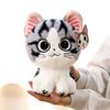 Authentic Cheese Cat Cartoon Super Cute Cat Plush Doll Healing Series Kitten Stuffed Doll Gift For Girls Birthday Gift Girlfriend 24cm