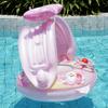 Inflatable Swimming Tube Ring with Seat Swim for Summer Travel Vacation