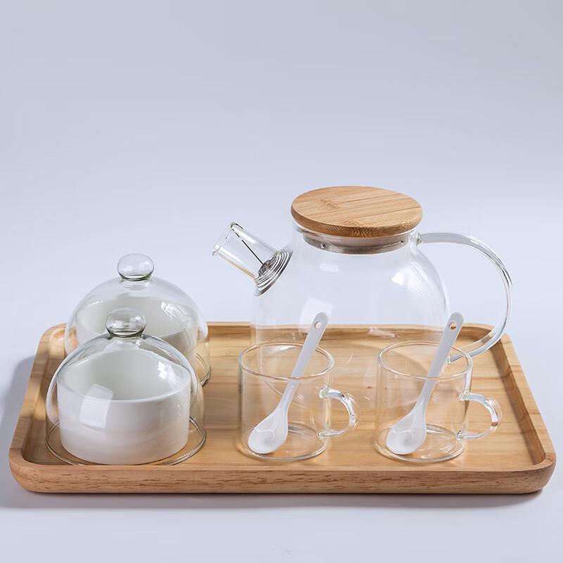 Ceramic Teapot and Dessert Set