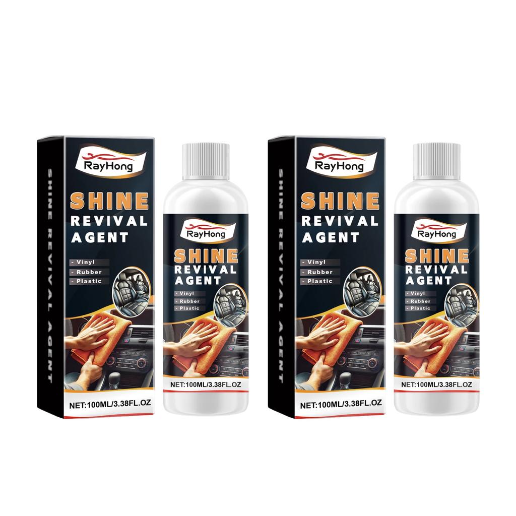 Plastic Restorer Revitalizer Car Interior Cleaning Polishing Brightening Back To Black Agent Spray Rubber Plastic Stain Coating