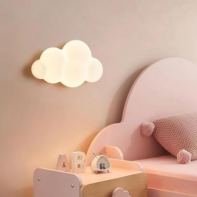 Nordic Creative White Clouds Sconce Wall Lamp Applicable To Room Decor Bedroom Decoration Bedside LED Lights Interior Lighting