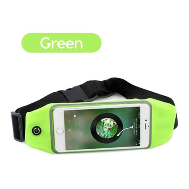 Outdoor Running Waist Bag Waterproof Mobile Phone Holder Belt Jogging Pack Bag Gym Fitness Touch Screen Bags Sport Accessories