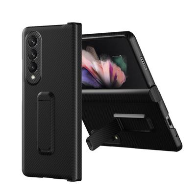 Foldable Phone Case Galaxy Z Fold4 With Kickstand Full Coverage PC Shell Shockproof Anti-Scratch Protective Cover In