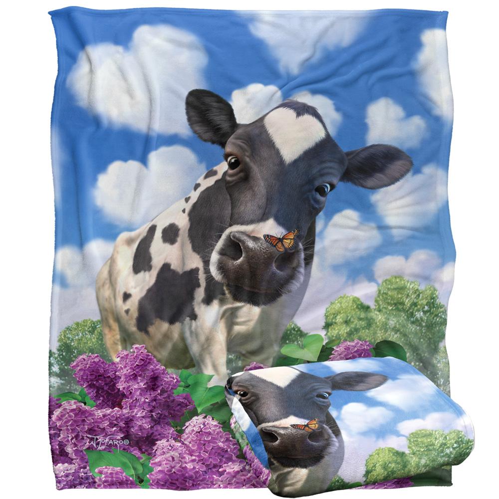 JQ Licensing Jlo Silky Cow Supersoft Blanket