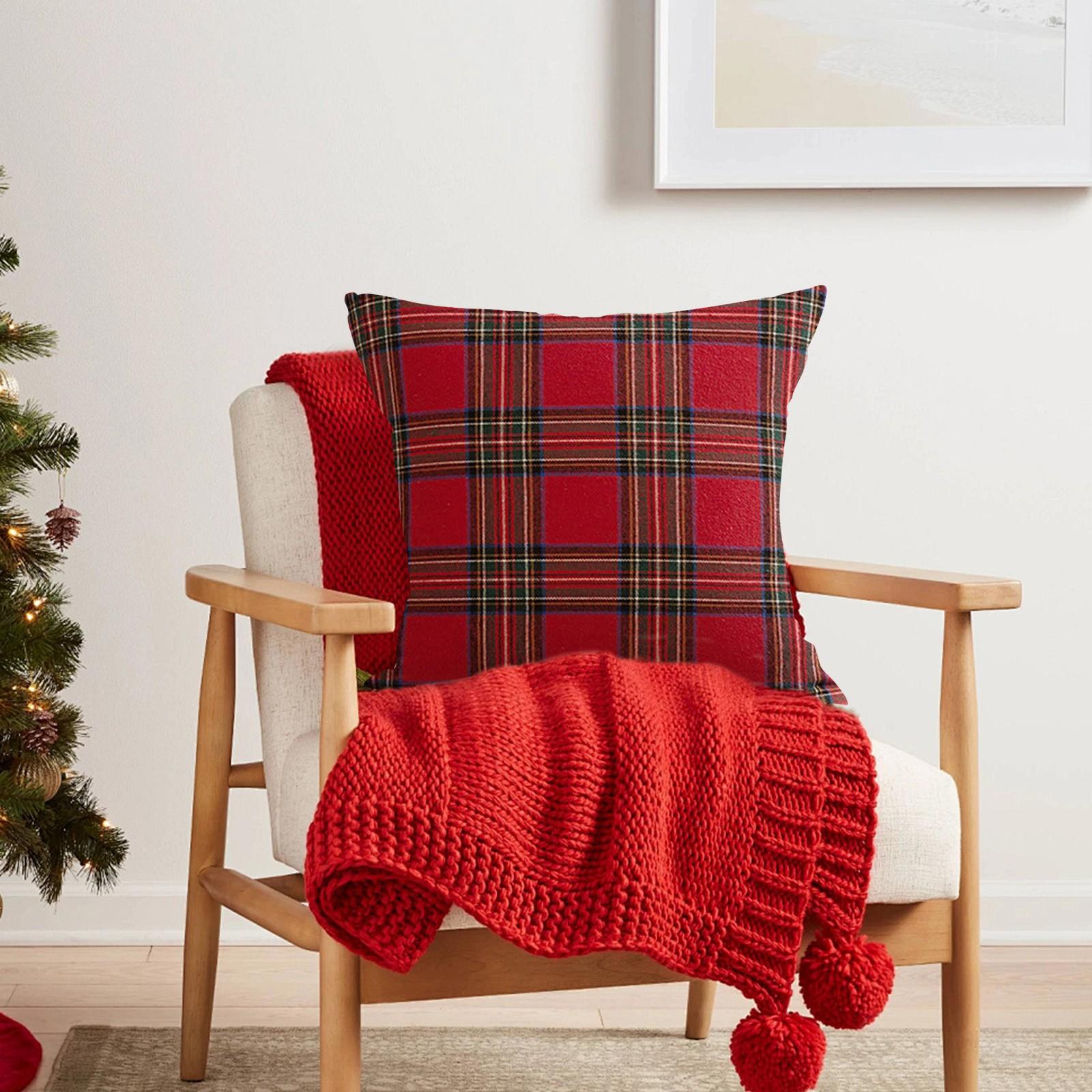 

Рождественские наволочки, красные рождественские наволочки, рождественские снежинки, винтажные декоративные зимние наволочки для отдыха на открытом воздухе, декор дивана. One Size