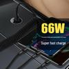 6A Super Fast Charging Retractable 3-in-1 Car Cable