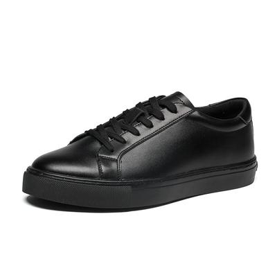 Men's Soft Soled Genuine Leather Business Sports Shoes Spring Autumn Casual Fashion Versatile Simple Comfortable White Shoes