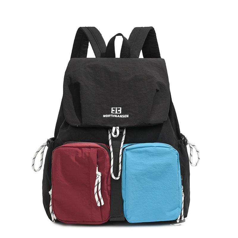 Schoolbag Outdoor Leisure Backpack Women's Popular 1011 New Large Capacity Student School Bag Versatile Commuter Backpack