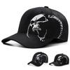 Unisex Baseballkappen mit seitlicher Totenkopf-Stickerei, Frühling und Herbst, Outdoor, verstellbar, lässige Hüte, Sonnenschutzhut