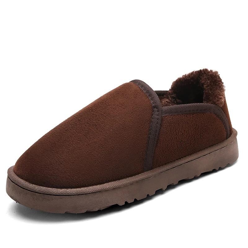 Fashion Snow Boots Men Women Winter 2025 New Lovers Plush Thick Comfortable Cotton Shoes Waterproof Anti Slip Outdoor Casual Shoes Flats