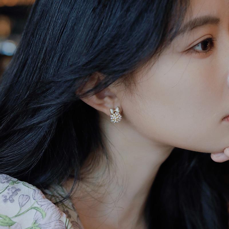 Fashionable Bow Earrings, Elegant Women's Earrings New Trendy Earrings