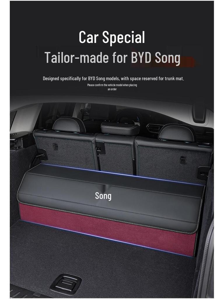 BYD Song L DMi Trunk Storage Box Organizer for Essential Car Items