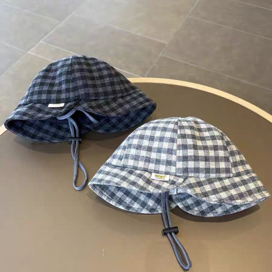 Baby Boy Girl Outdoor Windproof Sun Hat With Wide Brim For Spring Autumn