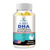 DHA Fish Oil Powder Dietary Supplement, With Vitamin E, 120 Softgels Per Bottle