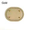 New PU Leather Oval Bag Bottom With 36 Holes 14.5cm*11cm Bag Accessories DIY Material Handmade Bottom Women's