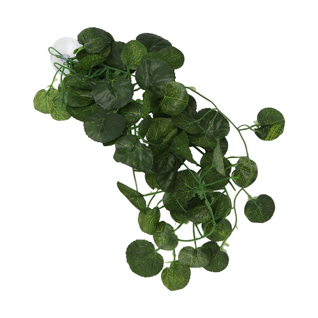 Reptile Simulation Plant Decorative Landscaping False Vine for Reptile Rainforest BoxNFF?83 Green