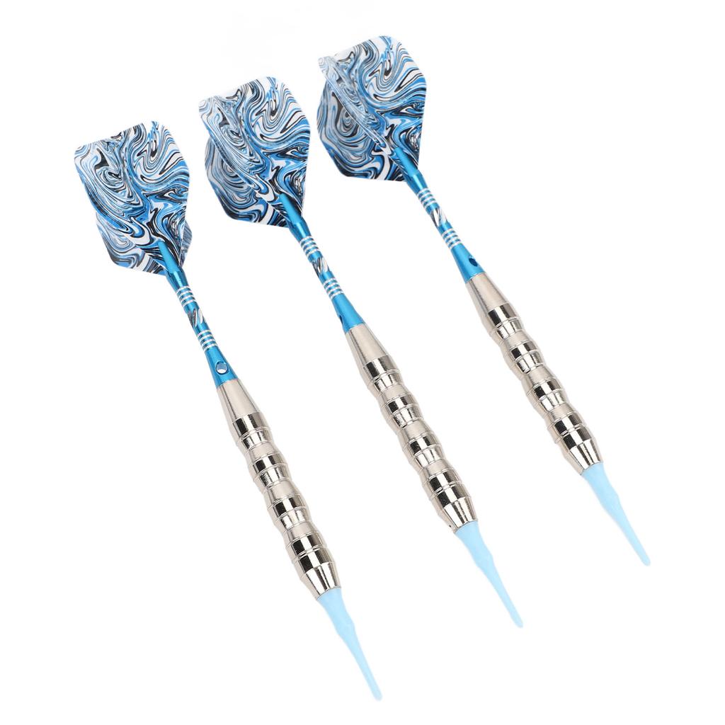 3 STK myk spiss dartsett for darttavle Aluminiumslegering stål PET Profesjonell dart med skaft Flight