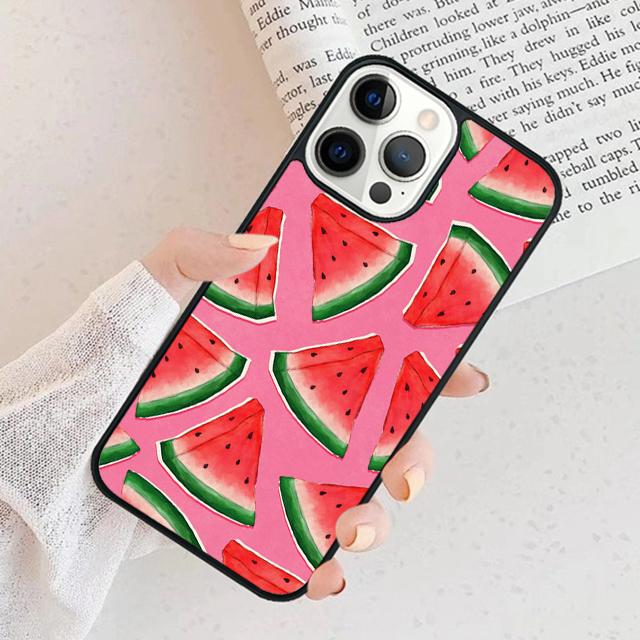 Cute Summer Fruit Watermelon Phone Case For iPhone 17 Air 15 16 Cover  11 13 14 Pro Max 12 Plus Max Fundas
