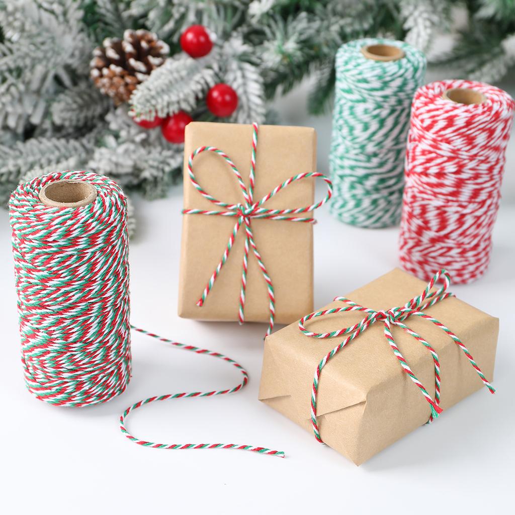 Christmas Wrapping String Rope Merry Christmas Decoration For Home Gift Box Packaging Rope New Year 2026