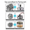 Push Down Ashtray Windproof Spinning Ashtray Metal Self-Cleaning Ashtray Desktop Ashtray for Home Office Car