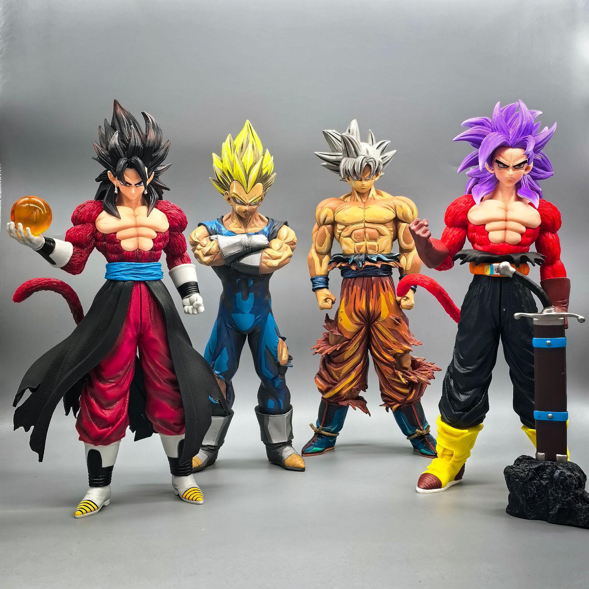 

Dragon Ball Z Супер Сайян 4 Гоку и Вегета Большая Настольная Модель Украшение