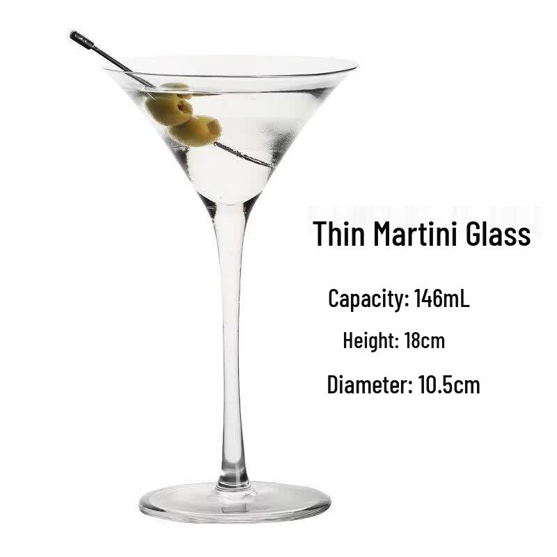 Qiwei Martini & Champagne Glasses