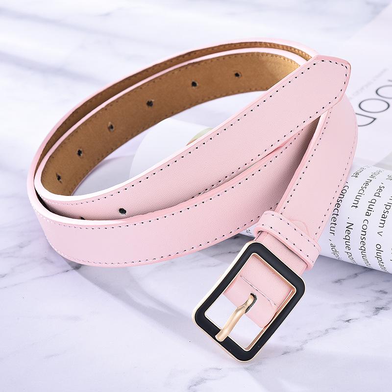 ladies pink belt