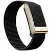 Solo per Cinturino per Orologio WHOOP 5.0 Braccialetto Intrecciato in Nylon Elastico Design Diamante Oro Cinturino di Ricambio Sportivo