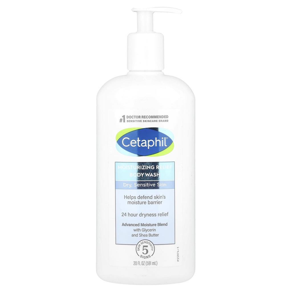 Moisturizing Relief Body Wash, Dry & Sensitive Skin, 591 Ml (20 Fl Oz)