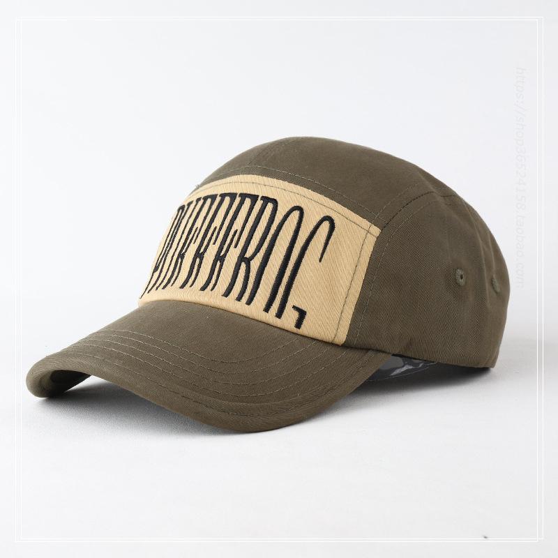 

Хлопковая 5-панельная кепка для мужчин и женщин, дышащая бейсболка, модная кепка с вышивкой букв, хип-хоп шляпа, летняя уличная шляпа для кемпинга и походов Adjustable&Adult (56-58cm) армия зеленый