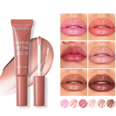 Weicher Tuben-Lippenbalsam Feuchtigkeitsspendender Lippenbalsam Lipgloss Schimmernder Lippenöl
