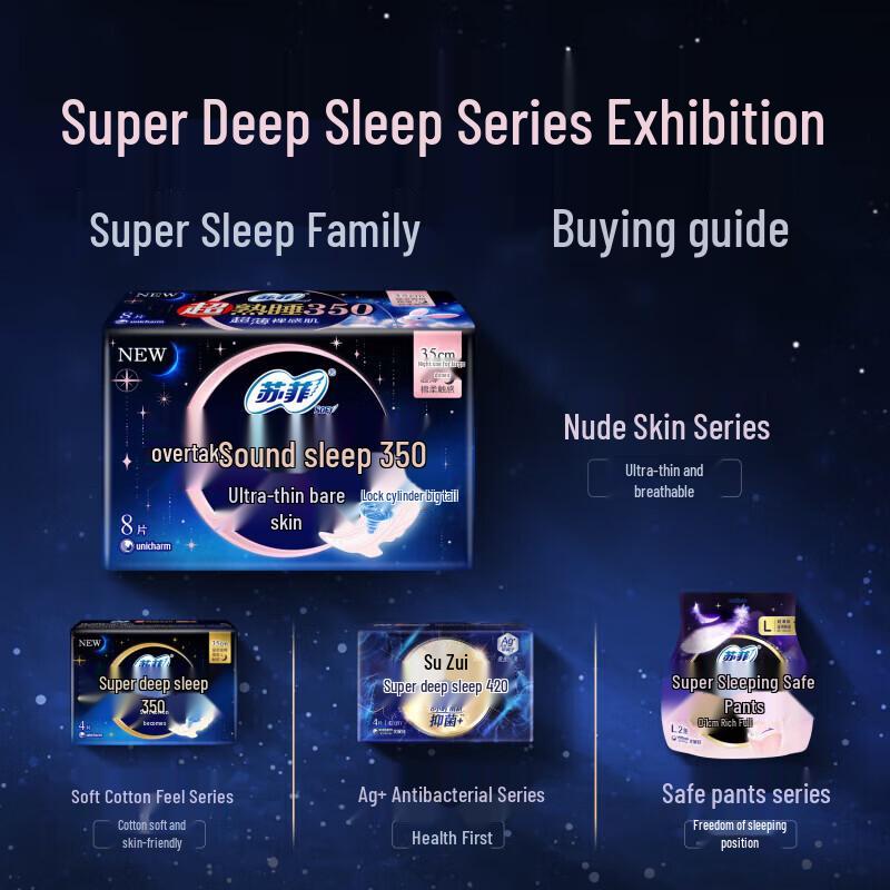 Sofy Overnight Ultra-Thin Sanitary Pads 35cm (8 Count)