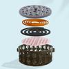 Incense Ash Catcher Portable Round Retro Incense Holder Heat-Resistant Stand With Cat Claw Cutout Tray For Yoga Meditation Spa
