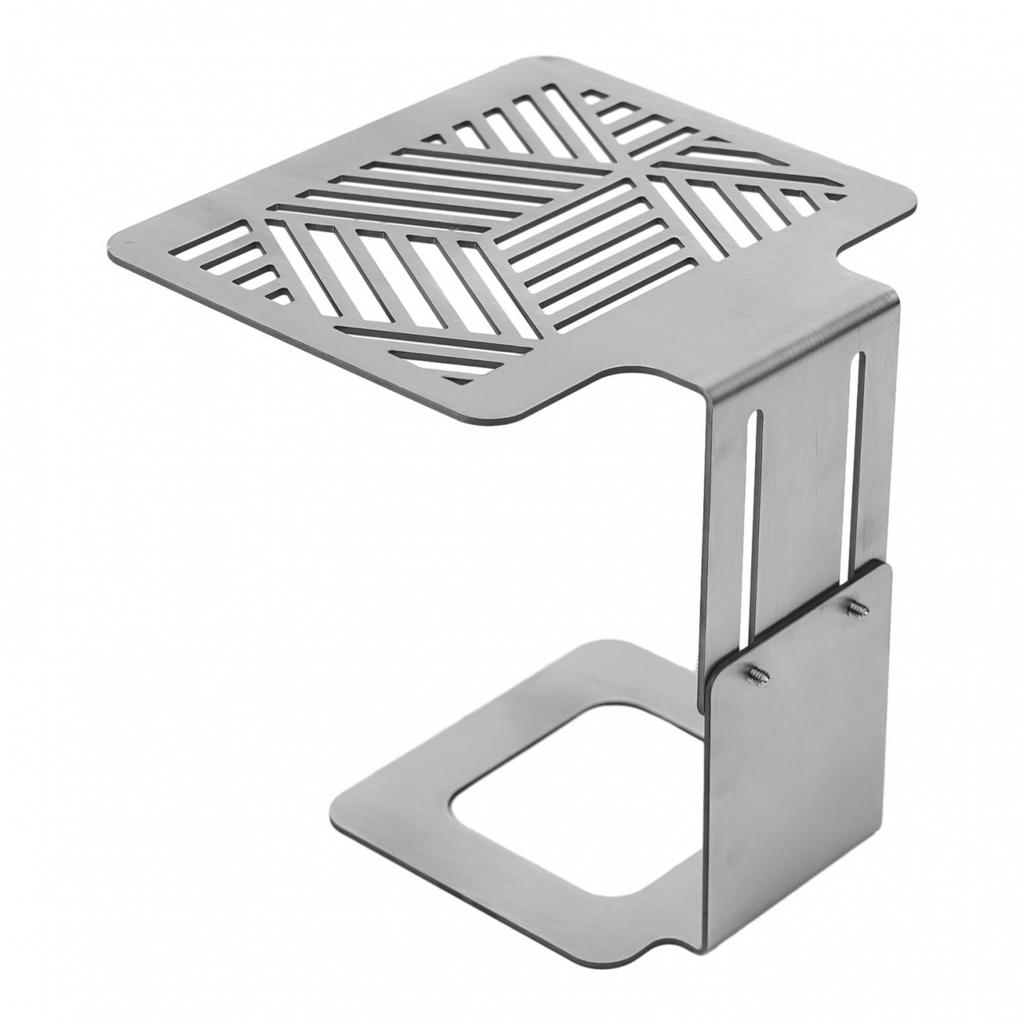 Coffee Weighing Rack Black For Espresso Machines Silvery