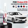 Für Proton S70 1996-2026 Lackreparaturstift Ausbesserungsstift Kratzerentferner DIY Auto Zubehör Schwarz Weiß