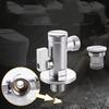 Space Saving Two Way Angle Valve Water Saving Washing Machine Faucet  Kitchen Bathroom Tools
