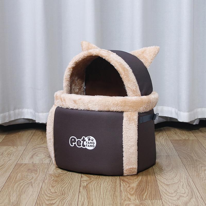 Plecak typu sling do noszenia zwierząt na przodzie - Oddychająca siateczka o dużej pojemności, Torba do noszenia na klatce piersiowej dla kotów i małych psów, Bez użycia rąk