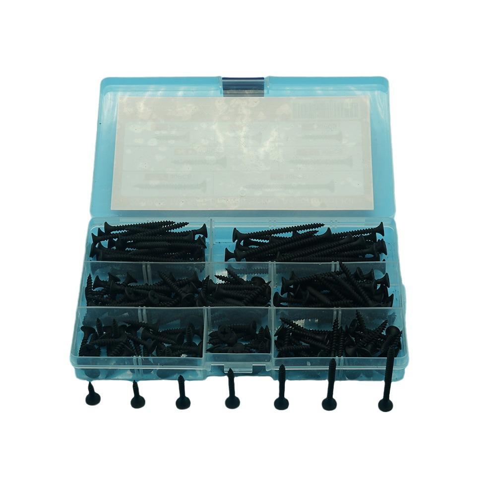 220pcs High-Strength Black Phosphated Self-Tapping Drywall Nails