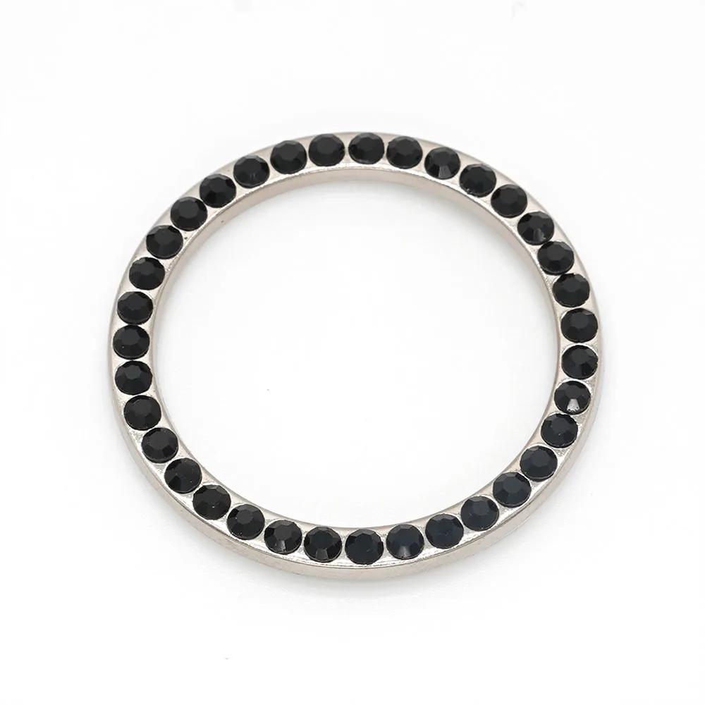 Car with Drill, One Key Start Ring, Circular Decoration, Engine Ignition Ring, Flashing Rhinestone Decoration Accessories