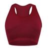 Women's Cross-Back Seamless Push-Up Sports Bra with Pads